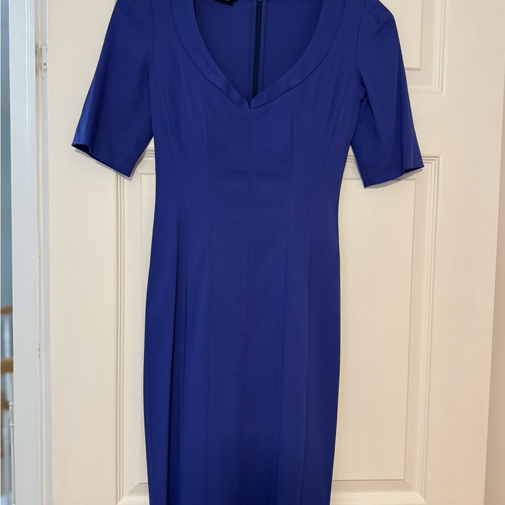Elegant Corn Flower Blue Women's Dress